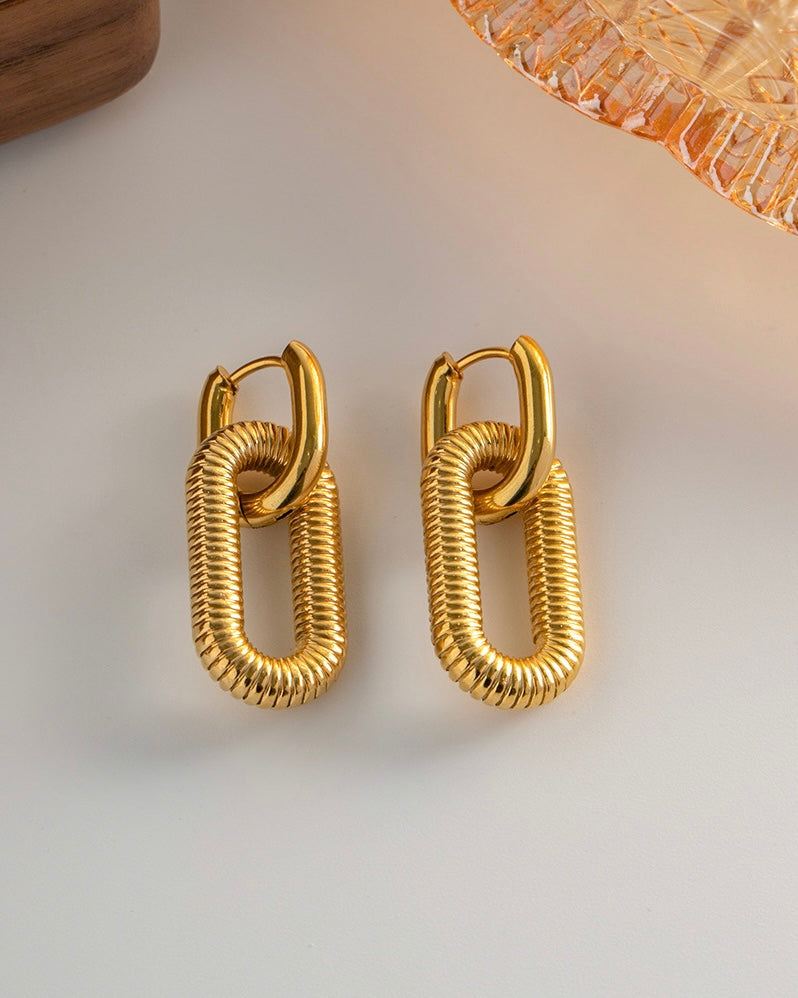 Glam Hoop Brincos