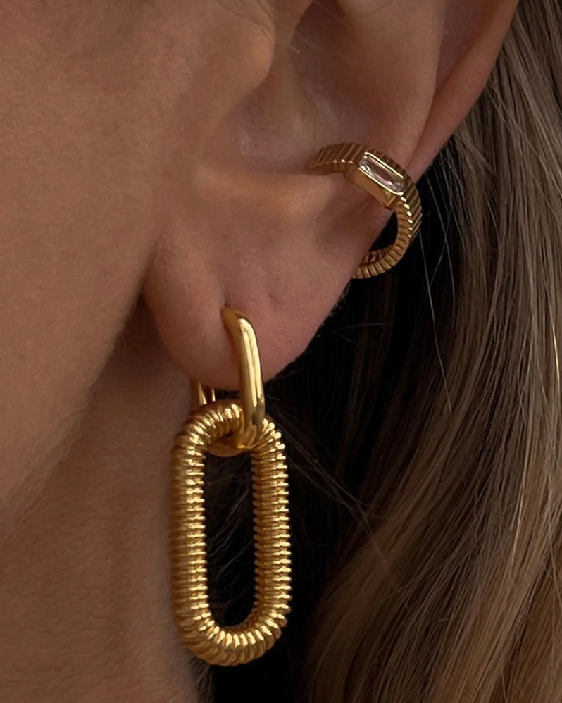 Glam Hoop Brincos