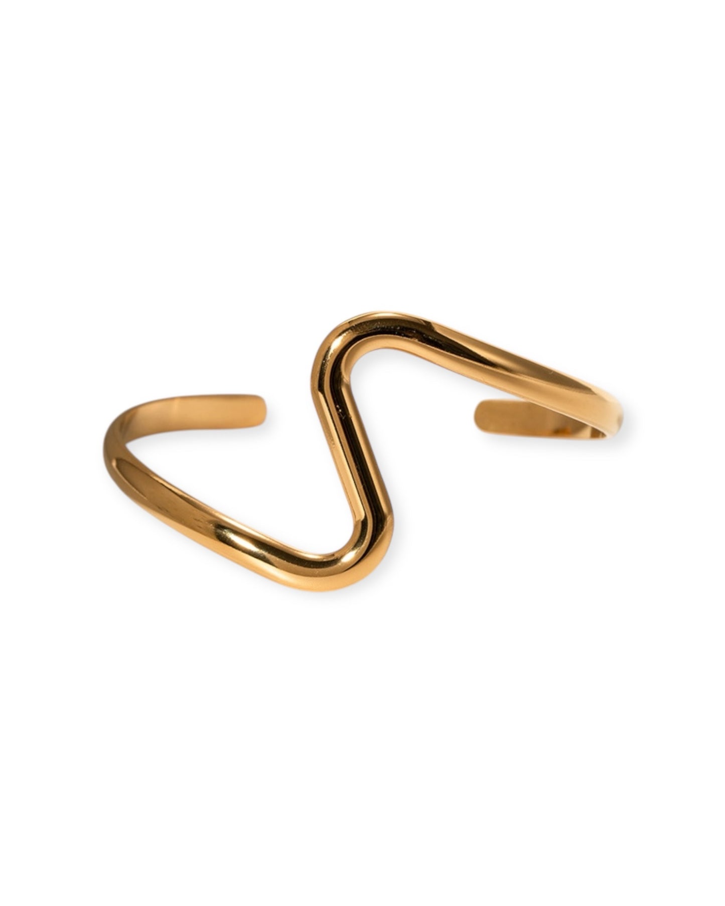 Golden Wave Bangle