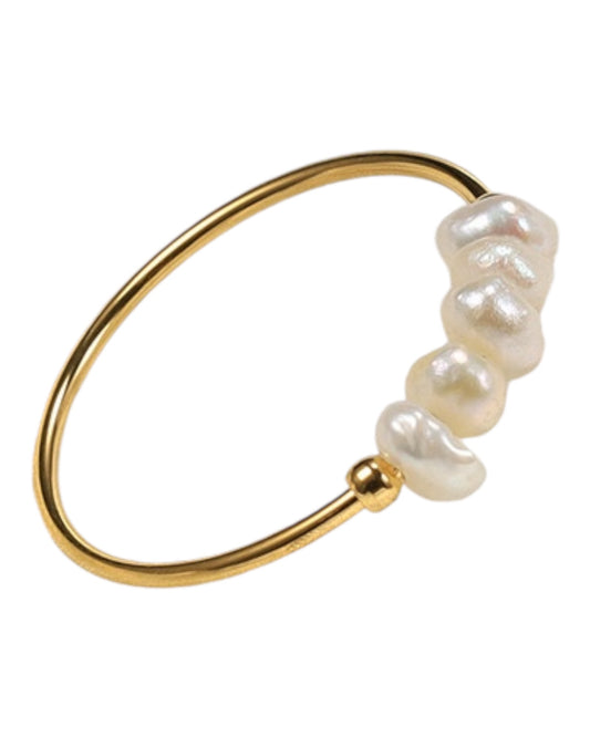 Perola Elegante Anel