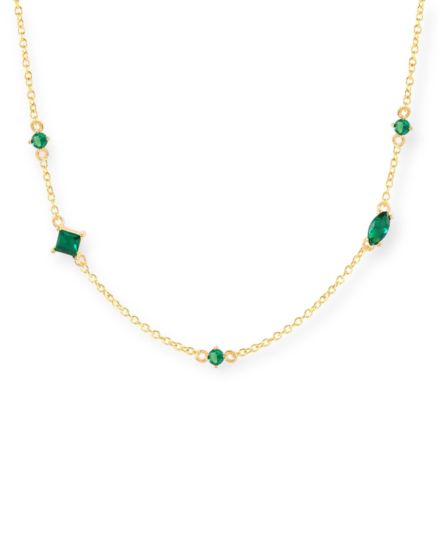 Raios de Jade Colar