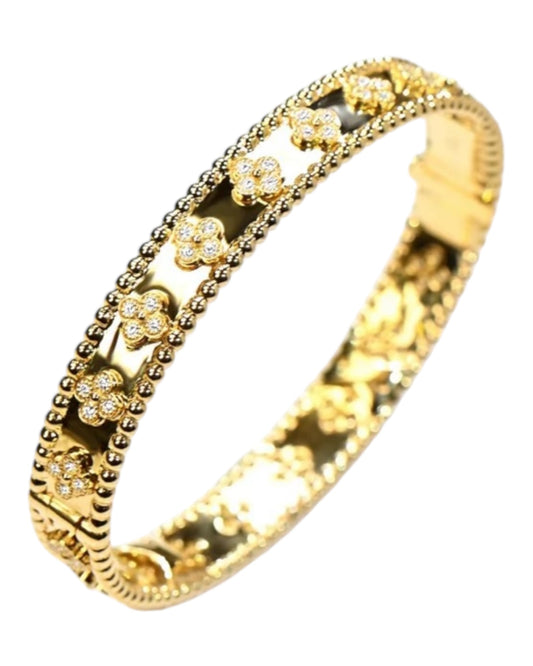 Four Leaf Bangle